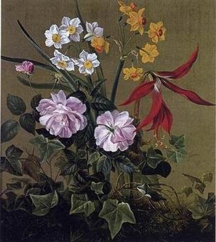 unknow artist Floral, beautiful classical still life of flowers 013 oil painting picture